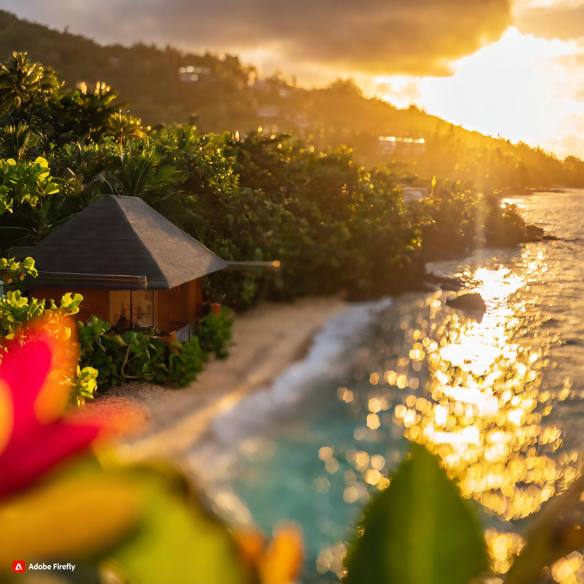 Firefly a beach house in seychelles overlooking the pristine ocean and vibrant flora and fauna